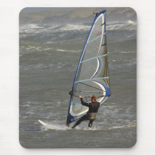 Windsurfer - Norre Vorupor, NordJytland, Dänemark Mousepad