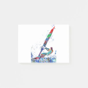 Windsurfer Post-it Klebezettel
