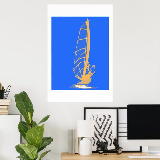 Windsurfer Poster (Heimbüro)