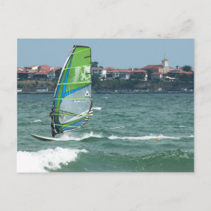 Windsurfer Postkarte