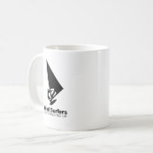 Windsurfer stehend kaffeetasse (Vorderseite Links)