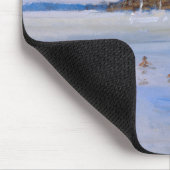 Windsurfer und Badegäste Mousepad (Ecke)