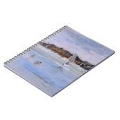 Windsurfer und Badegäste Notizblock (Linke Seite)