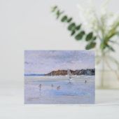 Windsurfer und Bathers Postkarte (Stehend Vorderseite)