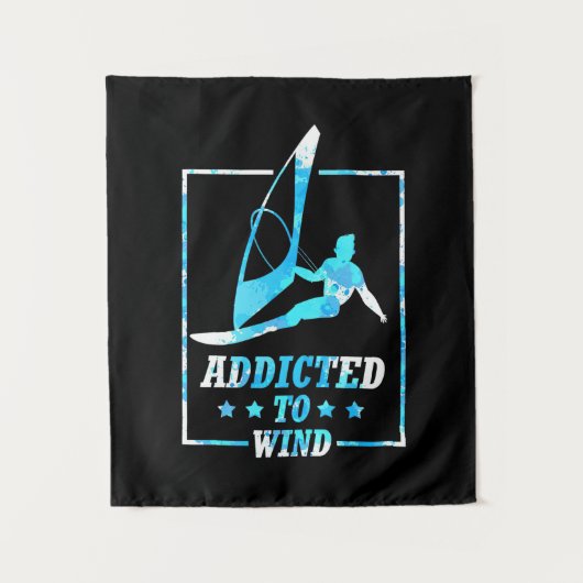 Windsurfer Wandteppich (Vorderseite)