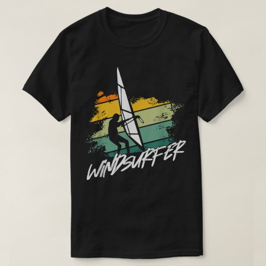 Windsurfer Wave Ocean Windsurfing Sailboarding Sur T-Shirt (Design vorne)
