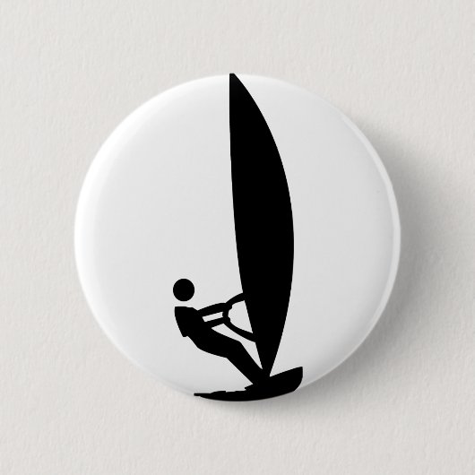 Windsurferikone Button (Vorderseite)