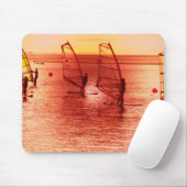 Windsurfers auf Horizont-Mausunterlage Mousepad (Mit Mouse)