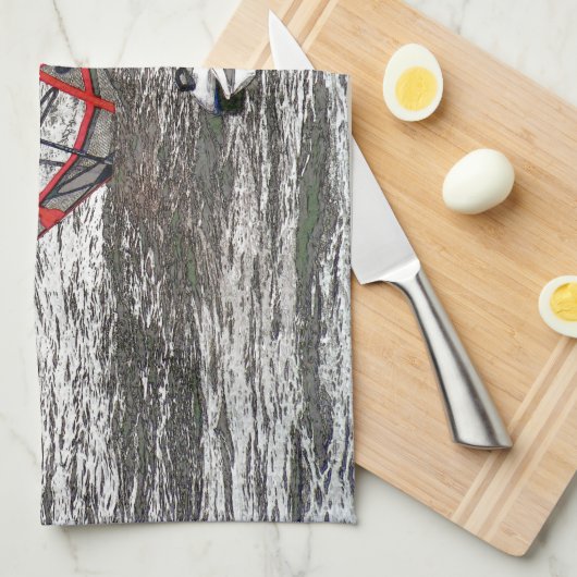 WINDSURFERS GESCHIRRTUCH (Viertel Falte)