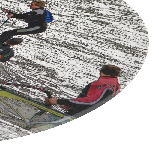 WINDSURFERS SCHNEIDEBRETT (Ecke)