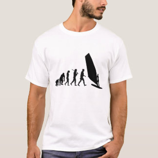 Windsurfers-Windsurfing Evolution Sailboard Wind T-Shirt