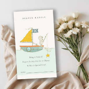 Windsurfing Bärensegelboot Windelwinddusche Begleitkarte