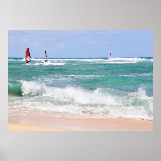 Windsurfing Diamond Head Poster (Vorne)