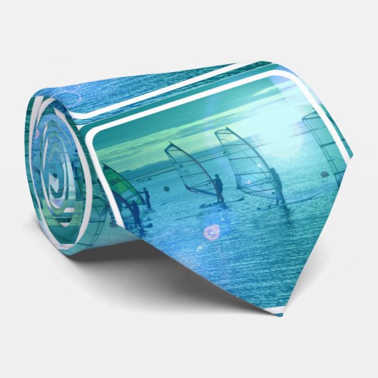 Windsurfing Entwurf Krawatte (Gerollt)