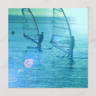 Windsurfing Entwurfs-Einladung Einladung