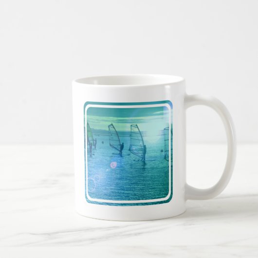 Windsurfing Entwurfs-Kaffee-Tasse Kaffeetasse (Rechts)