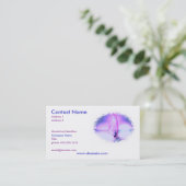 Windsurfing FarbVisitenkarte Visitenkarte (Stehend Vorderseite)