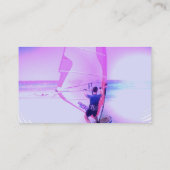 Windsurfing FarbVisitenkarte Visitenkarte (Rückseite)