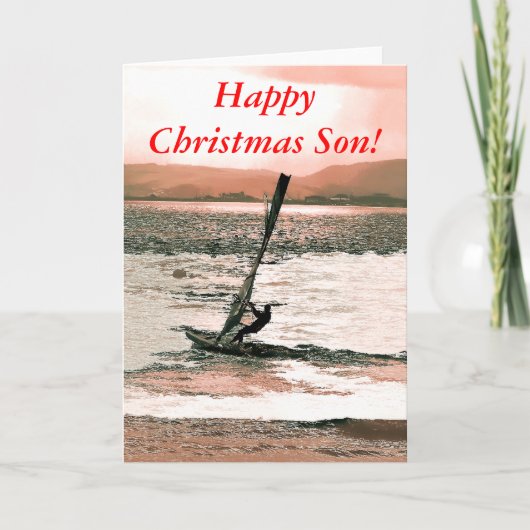 WINDSURFING GROSSBRITANNIEN FEIERTAGSKARTE (Vorderseite)