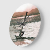 WINDSURFING GROßE WANDUHR (Winkel)
