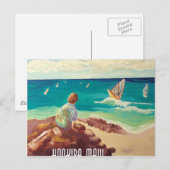 windsurfing hookipa postkarte (Vorne/Hinten)