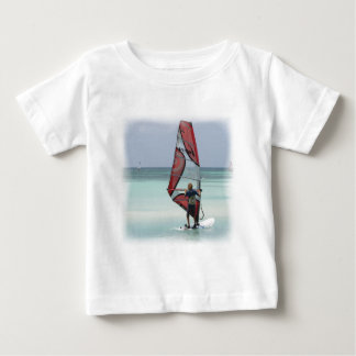 Windsurfing Horizon Säugling Langschläfchen Baby T-shirt