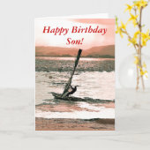 WINDSURFING KARTE (Gelbe Blume)