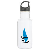 Windsurfing Logo Trinkflasche (Vorderseite)