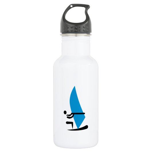 Windsurfing Logo Trinkflasche (Vorderseite)