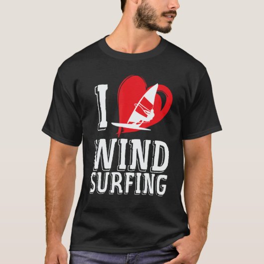 Windsurfing Love Windsurf Surfing Windsurfer T-Shirt (Vorderseite)