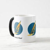 Windsurfing Magic-Tasse Verwandlungstasse (Vorderseite Links)
