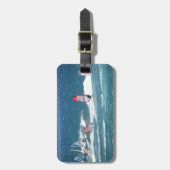 Windsurfing Ozean-Wellen-Hawaii-Gepäckanhänger Gepäckanhänger (Vorderseite vertikal)