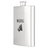 windsurfing schwarzer Sport des Textes v5 windsurf Flachmann (Links)