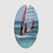 Windsurfing Spaß Ornament (Vorderseite)