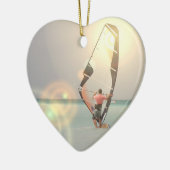 Windsurfing Sport-Verzierung Keramikornament (Links)