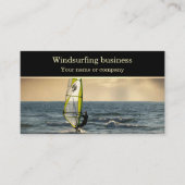 Windsurfing Surf Surftrainer Visitenkarte (Vorderseite)