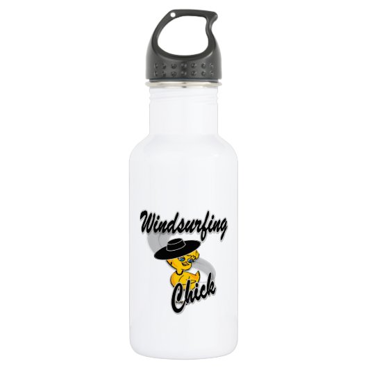 Windsurfkick #4 trinkflasche (Vorderseite)