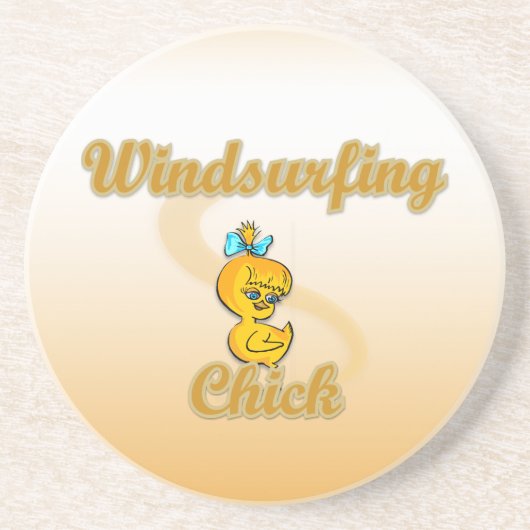 Windsurfkick Getränkeuntersetzer (Vorne)