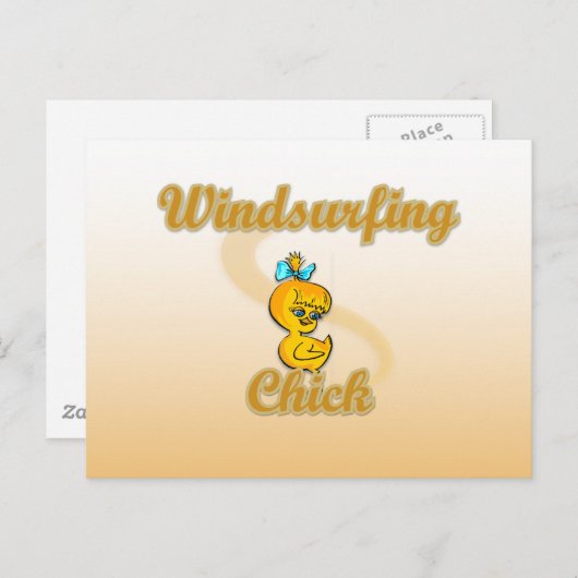 Windsurfkick Postkarte (Vorne/Hinten)