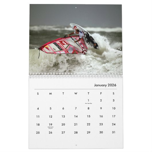 Windsurfmauer-Kalender Kalender (Jan 2026)