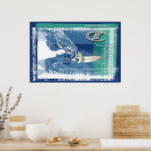 Windsurfposter Poster (Küche)
