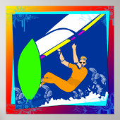 Windsurfposter Poster (Vorne)