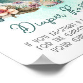 Windsurftaucher-Raffle Poster (Ecke)