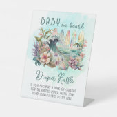 Windsurftaucher-Raffle Sockelschild (Vorderseite)