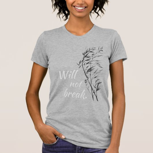 Windswept Bamboo, bent bamboo T-Shirt (Vorderseite)