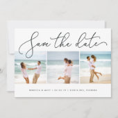WindSwept | Beach Wedding Save the Date Foto (Vorderseite)
