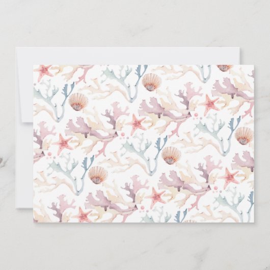 WindSwept | Beach Wedding Save the Date Foto (Rückseite)