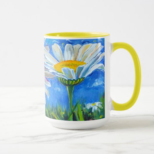 Windswept Daisies Cheery Tasse (Rechts)
