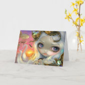 "Windswept" Gruß-Karte Karte (Gelbe Blume)