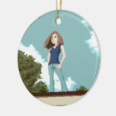 windswept keramik ornament (Links)